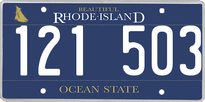RI license plate 121503