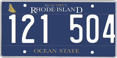 RI license plate 121504