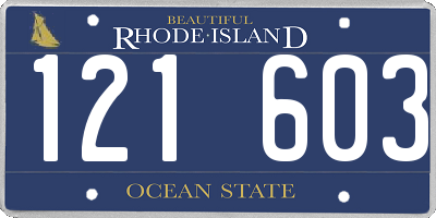 RI license plate 121603