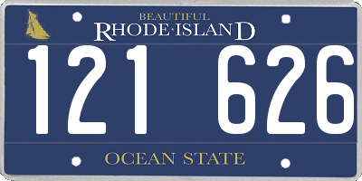 RI license plate 121626