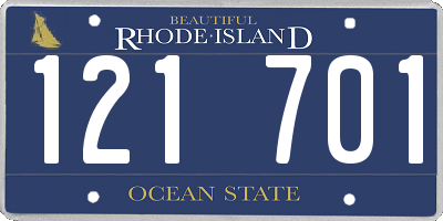 RI license plate 121701