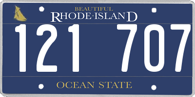 RI license plate 121707