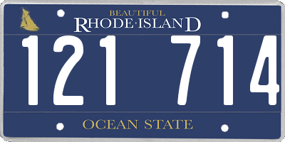 RI license plate 121714