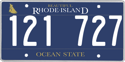 RI license plate 121727