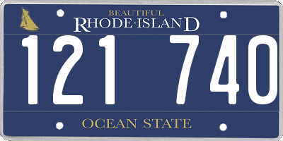 RI license plate 121740