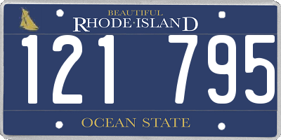 RI license plate 121795