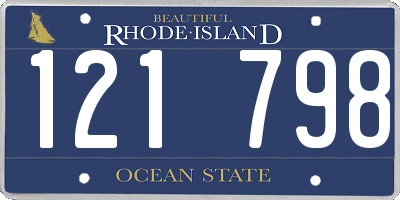 RI license plate 121798