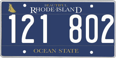 RI license plate 121802