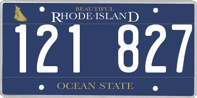 RI license plate 121827