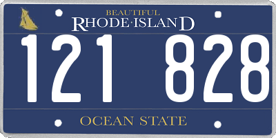 RI license plate 121828