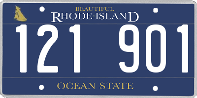 RI license plate 121901