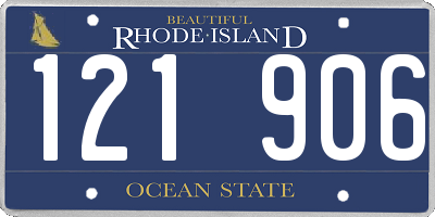 RI license plate 121906