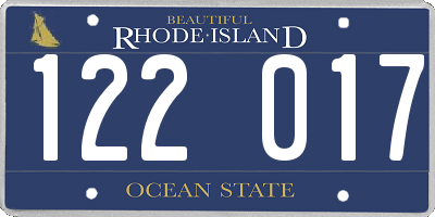 RI license plate 122017