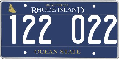 RI license plate 122022