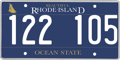 RI license plate 122105