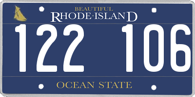 RI license plate 122106