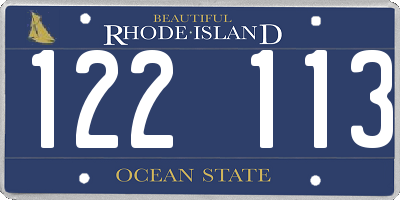 RI license plate 122113