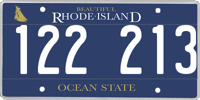 RI license plate 122213