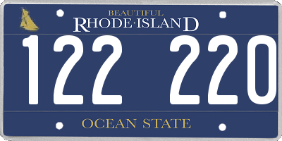 RI license plate 122220