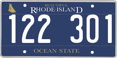 RI license plate 122301