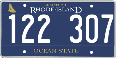 RI license plate 122307