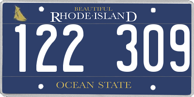 RI license plate 122309