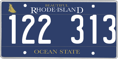 RI license plate 122313