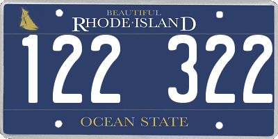 RI license plate 122322