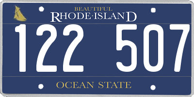 RI license plate 122507