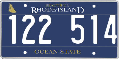 RI license plate 122514