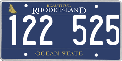 RI license plate 122525