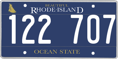RI license plate 122707