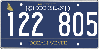 RI license plate 122805