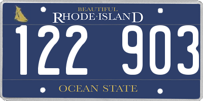 RI license plate 122903