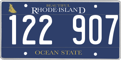 RI license plate 122907