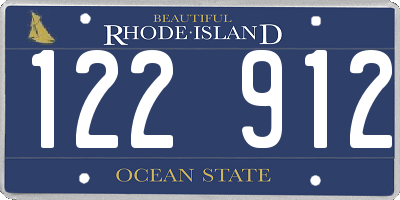 RI license plate 122912