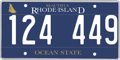 RI license plate 124449