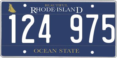 RI license plate 124975