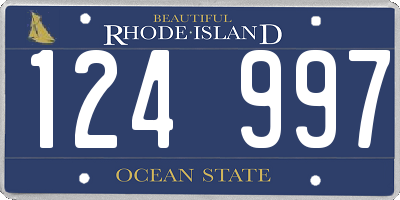 RI license plate 124997