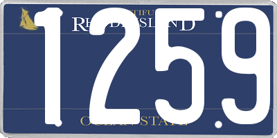 RI license plate 1259