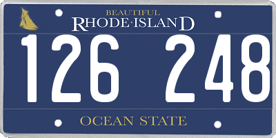 RI license plate 126248