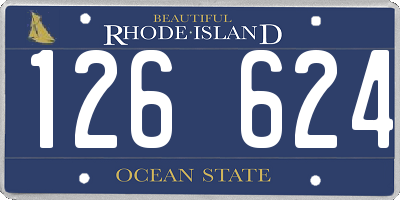 RI license plate 126624