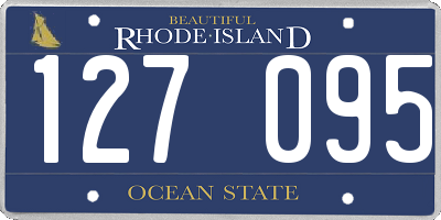 RI license plate 127095