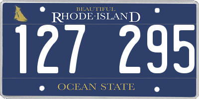 RI license plate 127295