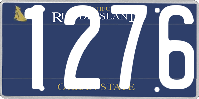 RI license plate 1276