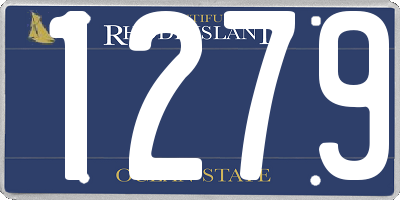 RI license plate 1279