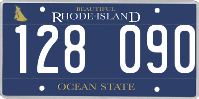 RI license plate 128090