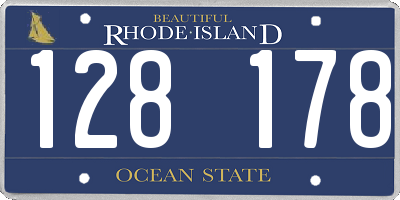 RI license plate 128178