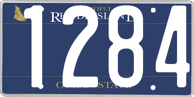 RI license plate 1284
