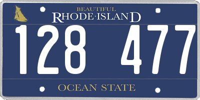 RI license plate 128477